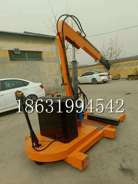 顺义区自卸车厢随车吊 自制轮式四不像起重机 四驱平板吊 5吨 贵盛